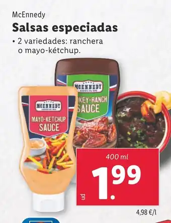 Lidl MCENNEDY Salsas especiadas oferta