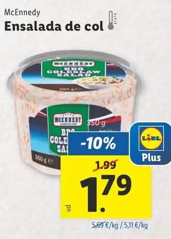 Lidl MCENNEDY Ensalada de col oferta