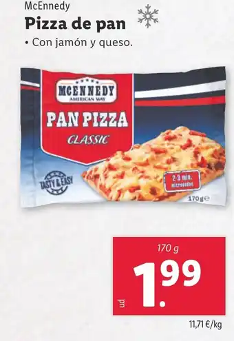 Lidl MCENNEDY Pizza de pan oferta