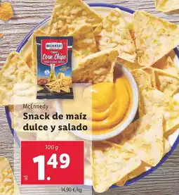 Lidl MCENNEDY Snack de maíz dulce y salado oferta