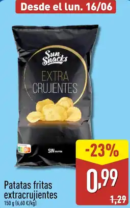 ALDI Patatas fritas extracrujientes oferta