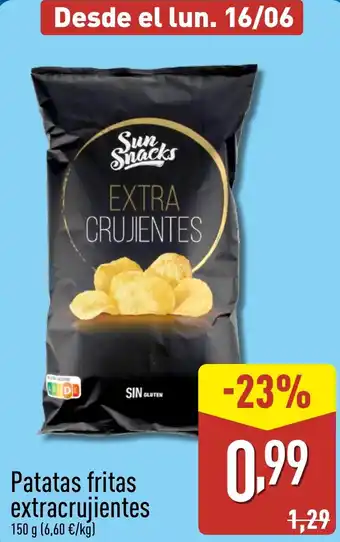 ALDI Patatas fritas extracrujientes oferta