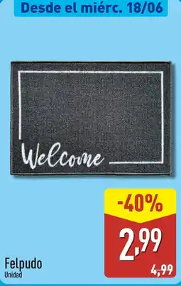 ALDI Felpudo oferta