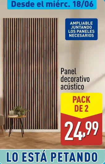 ALDI Panel decorativo acústico oferta