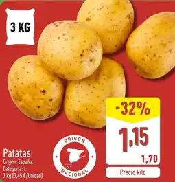 ALDI Patatas oferta