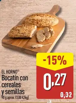 ALDI EL HORNO Bocatín con cereales y semillas oferta