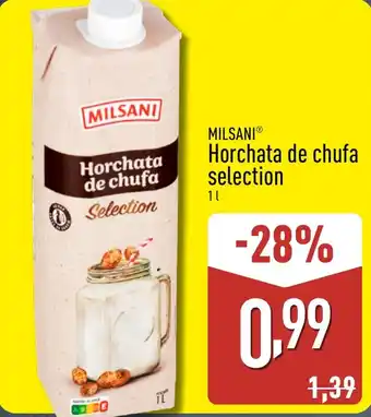 ALDI MILSANI Horchata de chufa Selection oferta
