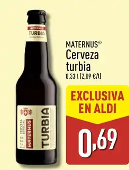 ALDI MATERNUS Cerveza turbia oferta