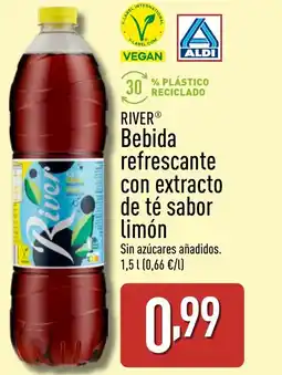 ALDI RIVER Bebida refrescante con extracto de té sabor Limón oferta