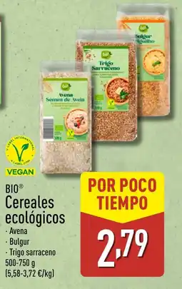 ALDI BIO Cereales ecológicos oferta