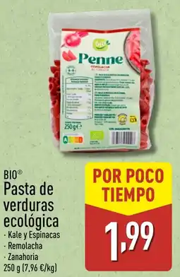 ALDI BIO Pasta de verduras ecológica oferta