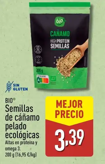 ALDI BIO Semillas de cáñamo pelado ecológicas oferta