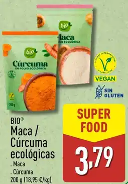 ALDI BIO Maca / Cúrcuma ecológicas oferta