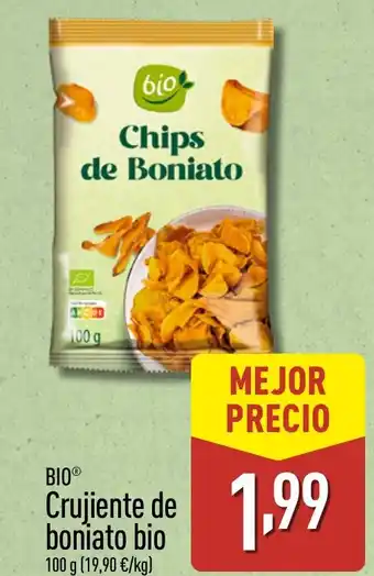 ALDI BIO Crujiente de boniato bio oferta