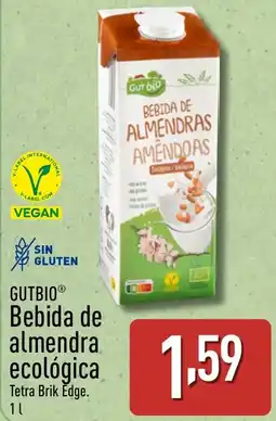 ALDI GUTBIO Bebida de almendra ecológica oferta