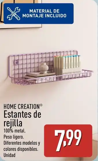 ALDI HOME CREATION Estantes de rejilla oferta