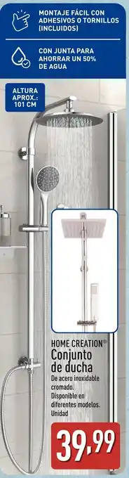 ALDI HOME CREATION Conjunto de ducha oferta