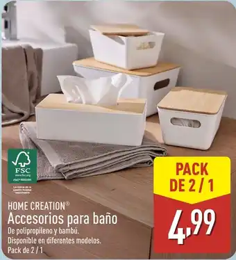 ALDI HOME CREATION Accesorios para baño oferta