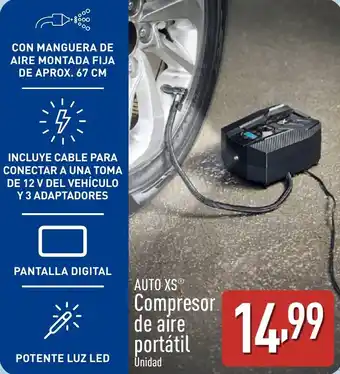 ALDI AUTO XS Compresor de aire portátil oferta