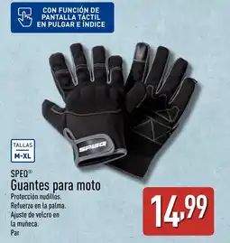 ALDI SPEQ Guantes para moto oferta