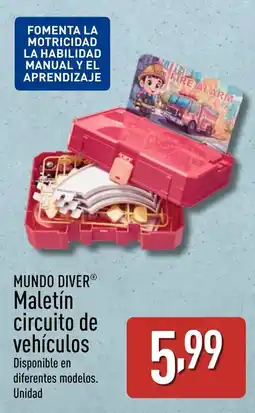 ALDI MUNDO DIVER Maletín circuito de vehículos oferta