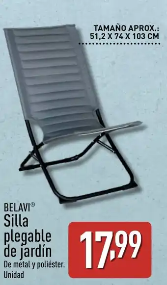 ALDI BELAVI Silla plegable de jardín oferta