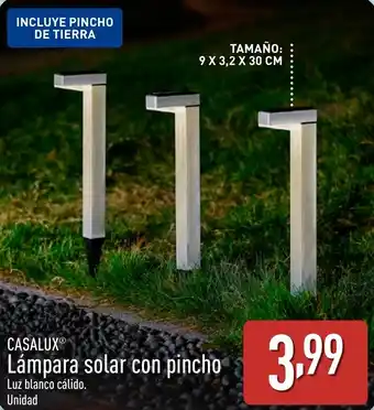ALDI CASALUX Lámpara solar con pincho oferta