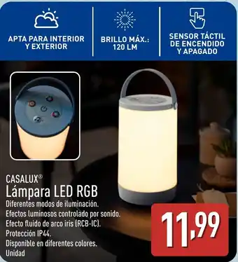 ALDI CASALUX Lámpara LED RGB oferta