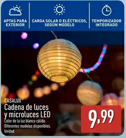 ALDI CASALUX Cadena de luces y microluces LED oferta