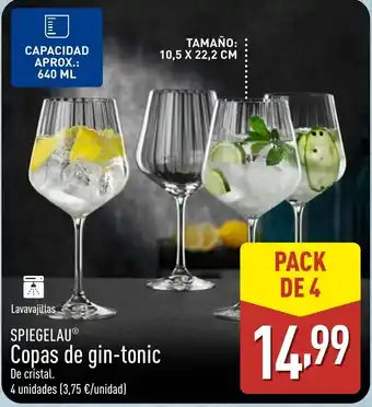 ALDI SPIEGELAU Copas de gin-tonic oferta