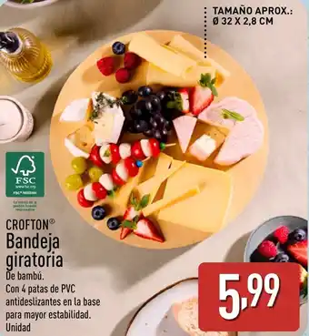 ALDI CROFTON Bandeja giratoria oferta
