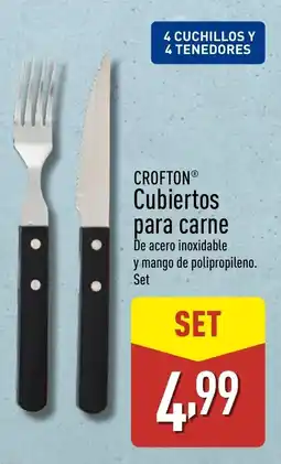 ALDI CROFTON Cubiertos para carne oferta