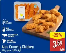 ALDI Alas Crunchy Chicken oferta