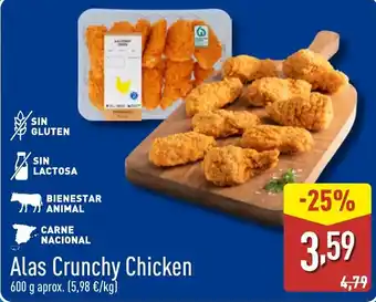 ALDI Alas Crunchy Chicken oferta