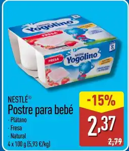 ALDI NESTLÉ Postre para bebé oferta