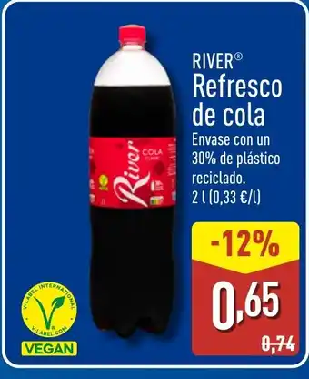 ALDI RIVER Refresco de cola oferta