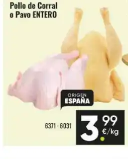 Family Cash Pollo de Corral o Pavo oferta