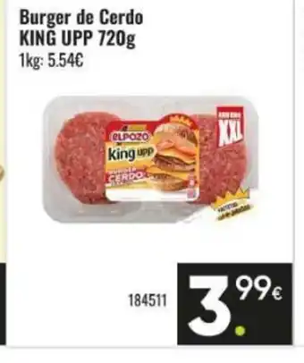 Family Cash Burger de Cerdo oferta