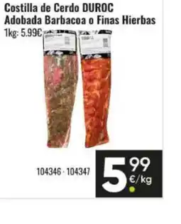 Family Cash Costilla de Cerdo DUROC Adobada Barbacoa o Finas Hierbas oferta
