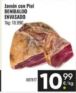 Family Cash BENIBALDO ENVASADO Jamón con Piel oferta