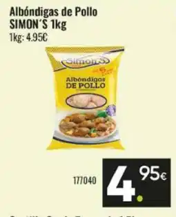 Family Cash SIMON Albóndigas de Pollo oferta