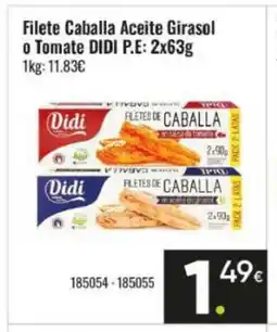 Family Cash DIDI Filete Caballa Aceite Girasol oferta