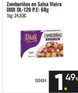 Family Cash DIDI Zamburiñas en Salsa Vieira oferta