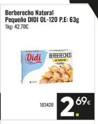 Family Cash DiDI Berberecho Natural Pequeño oferta