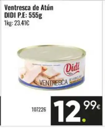 Family Cash DIDI Ventresca de Atún oferta