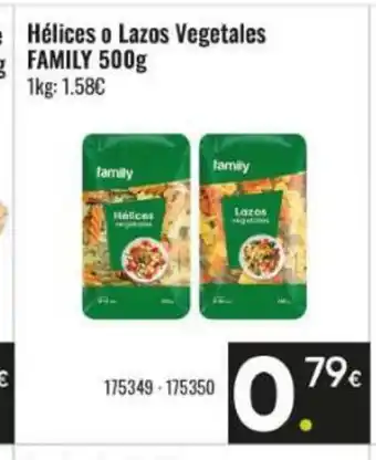 Family Cash FAMILY Hélices o Lazos Vegetales oferta