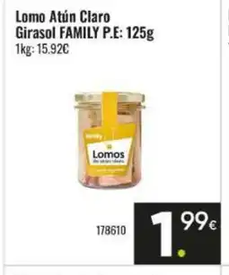 Family Cash FAMILY Lomo Atún Claro oferta
