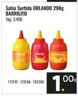 Family Cash ORLANDO BARRILITO Salsa Surtida oferta