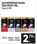 Family Cash Café nespresso surtido oferta