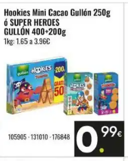 Family Cash Hookies Mini Cacao Gullón oferta